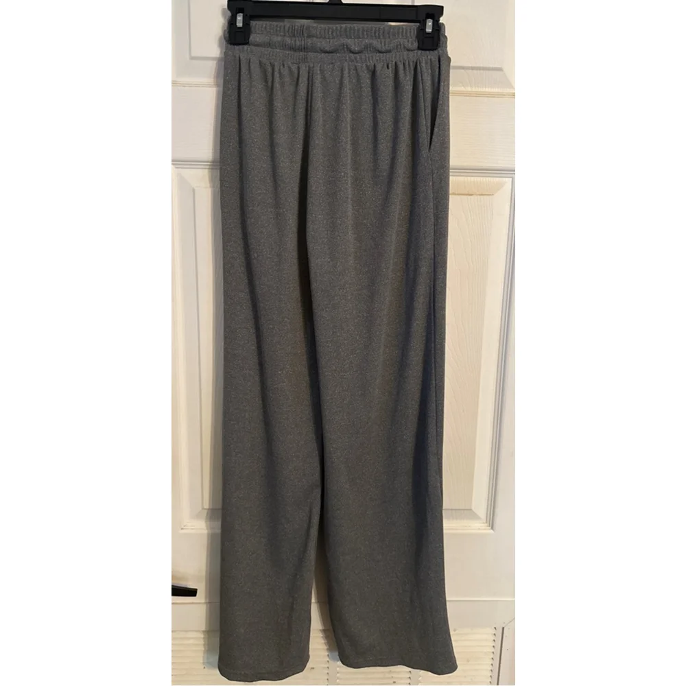 Women's Lovepoem by Block Gray Wide Leg Pants S